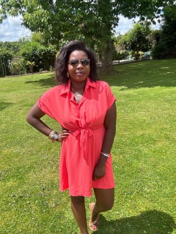 Robe Joy corail