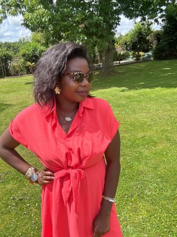 Robe Joy corail