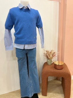 Jean Flare Mael bleu