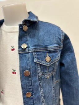 Veste en jean "AMOUR"
