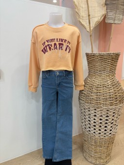 Top Carla Orange clair