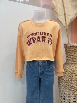 Top Carla Orange clair