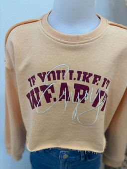 Top Carla Orange clair