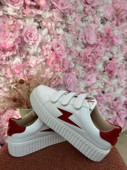 Basket Vicky Rouge foncé