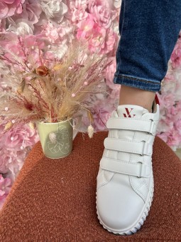 Basket Vicky Rouge foncé