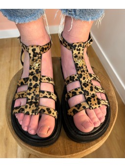 Sandale Lou Léopard