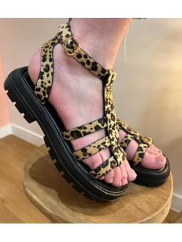 Sandale Lou Léopard