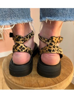 Sandale Lou Léopard