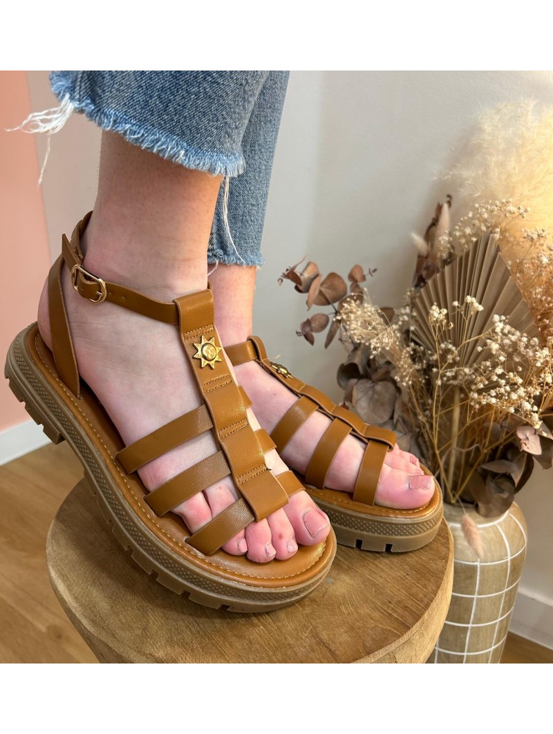 Sandale Lou Camel