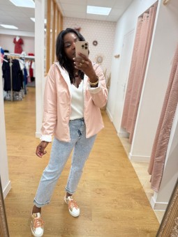 Impermeable Jade rose