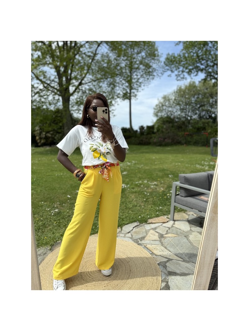 Pantalon Paula jaune
