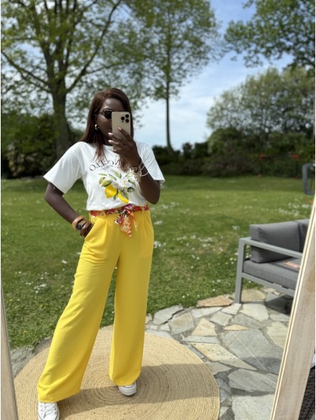Pantalon Paula jaune