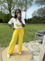Pantalon Paula jaune