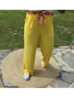 Pantalon Paula jaune