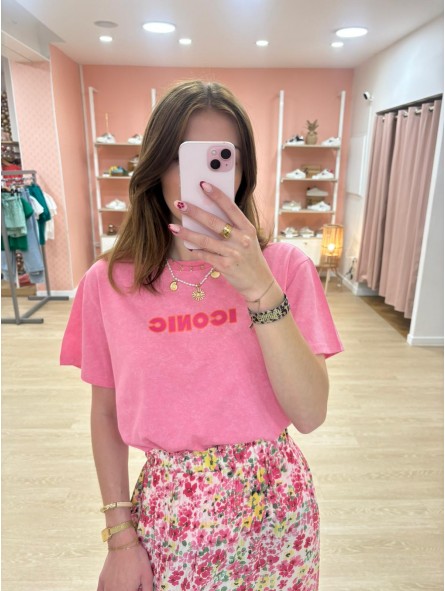 Tee-shirt ICONIC rose