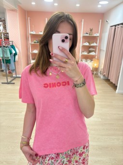 Tee-shirt ICONIC rose