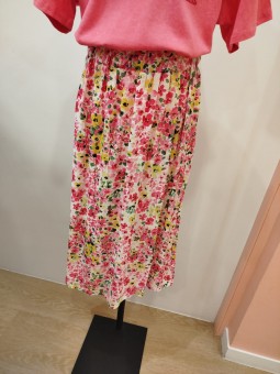 Jupe longue Anna rose